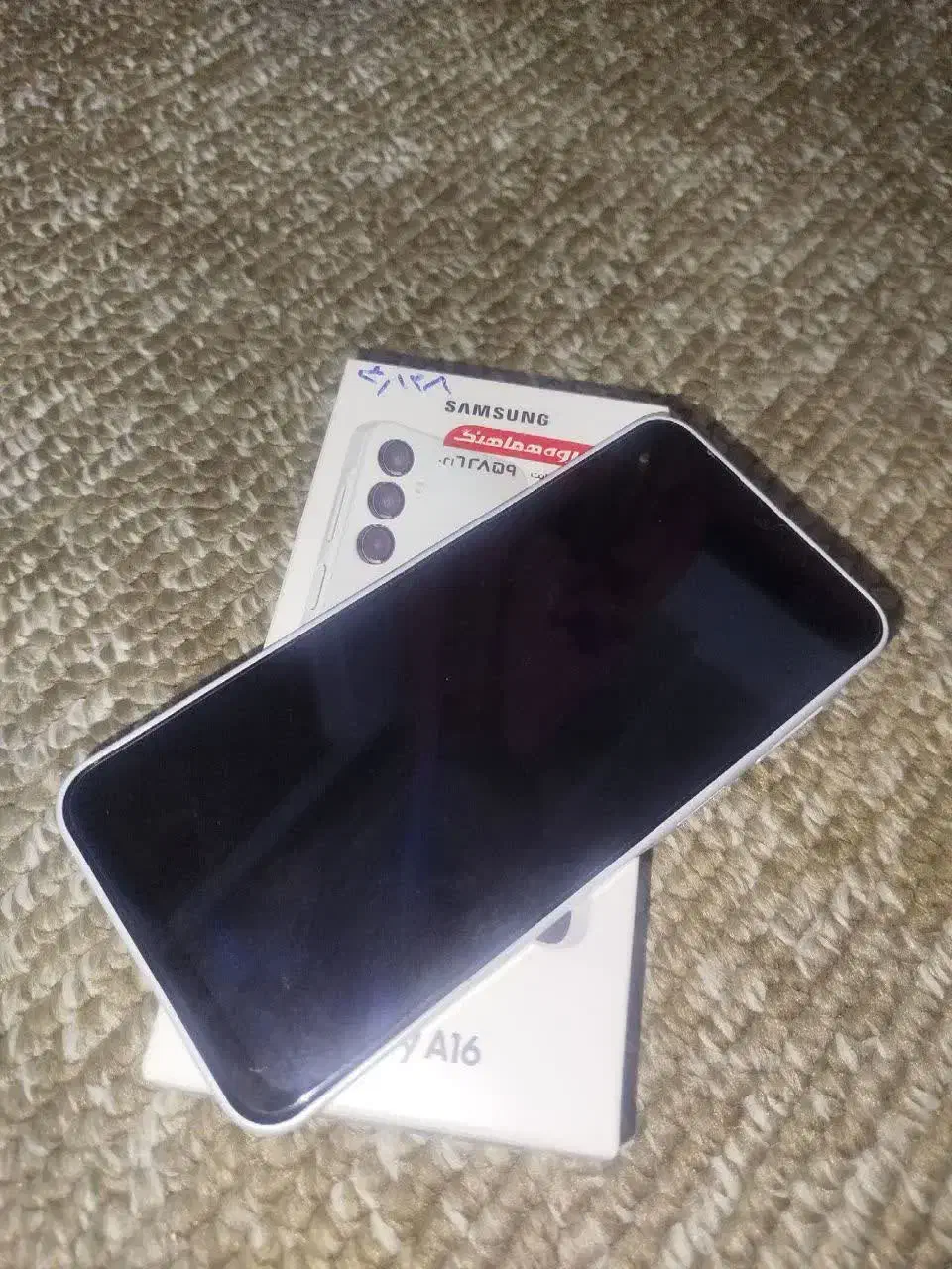 گوشی سامسونگ A16 با 17 ماه گارانتی نوی نو مالی|موبایل|مشهد, سجاد شهر|دیوار