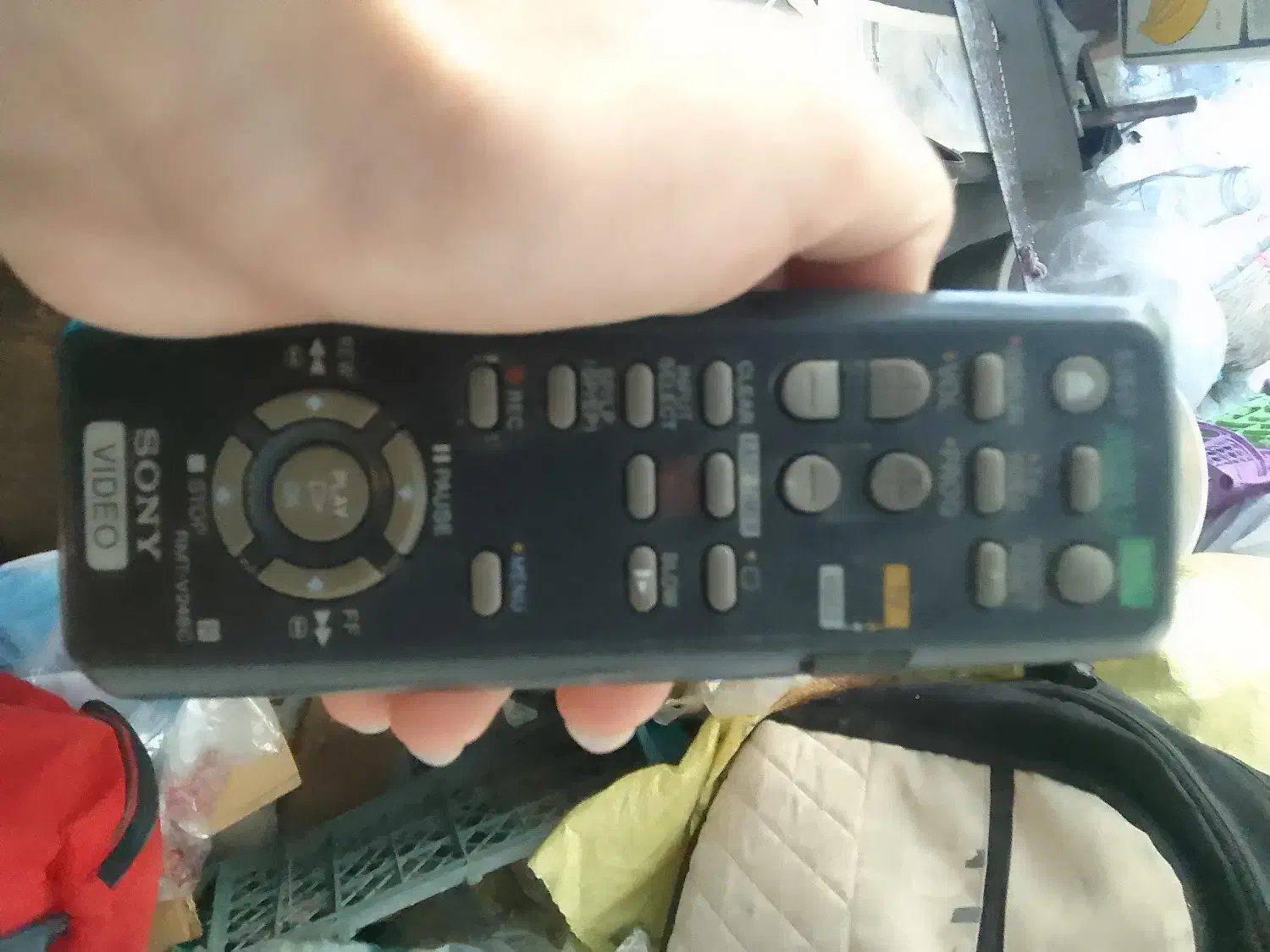 ویدیو کنترل سونی / sony قدیمی|صوتی و تصویری|بابل, |دیوار