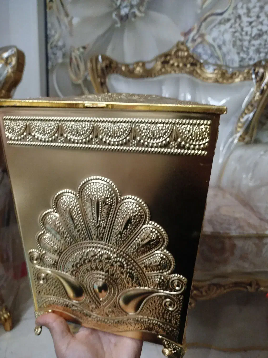 جا دستمالی و سطل نونو|صنایع دستی و سایر لوازم تزئینی|تهران, خاک سفید|دیوار