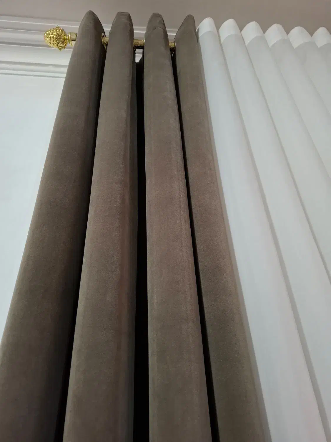 پرده پانچ|پرده، رانر، رومیزی|زاویه, |دیوار