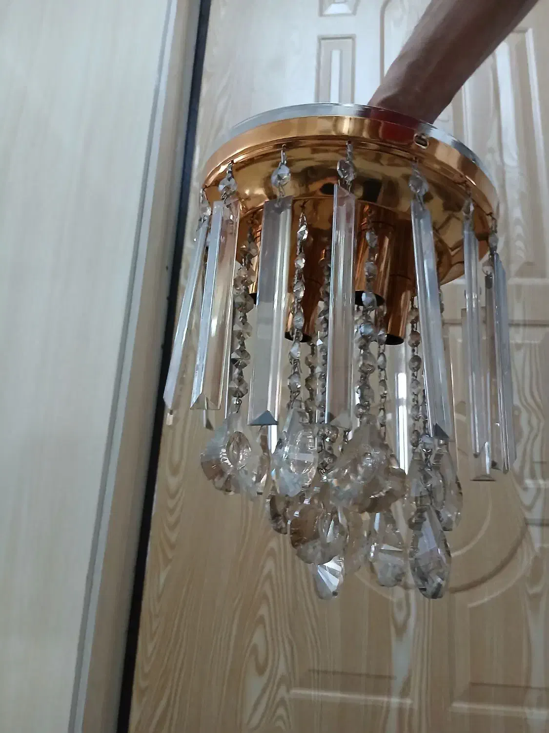 لوستر کریستالی|لوستر و چراغ آویز|اردبیل, |دیوار