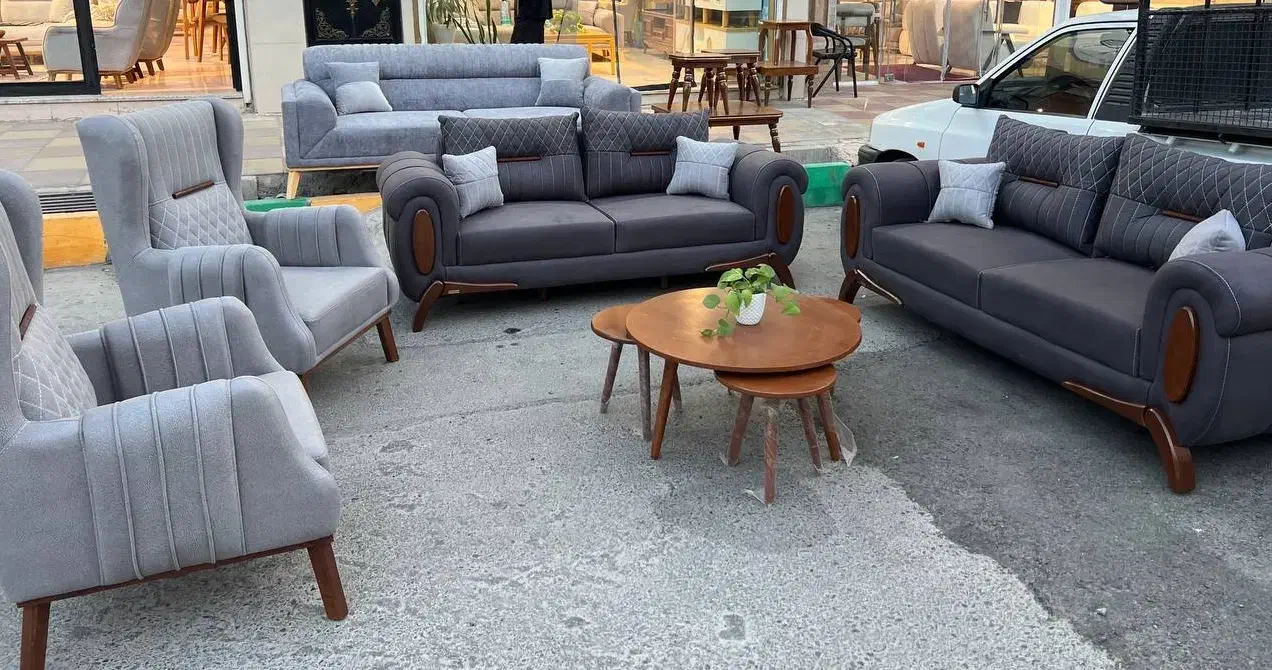 مبل گیسو کف فنر شرکتی|مبلمان خانگی و میز عسلی|مشکیندشت, |دیوار