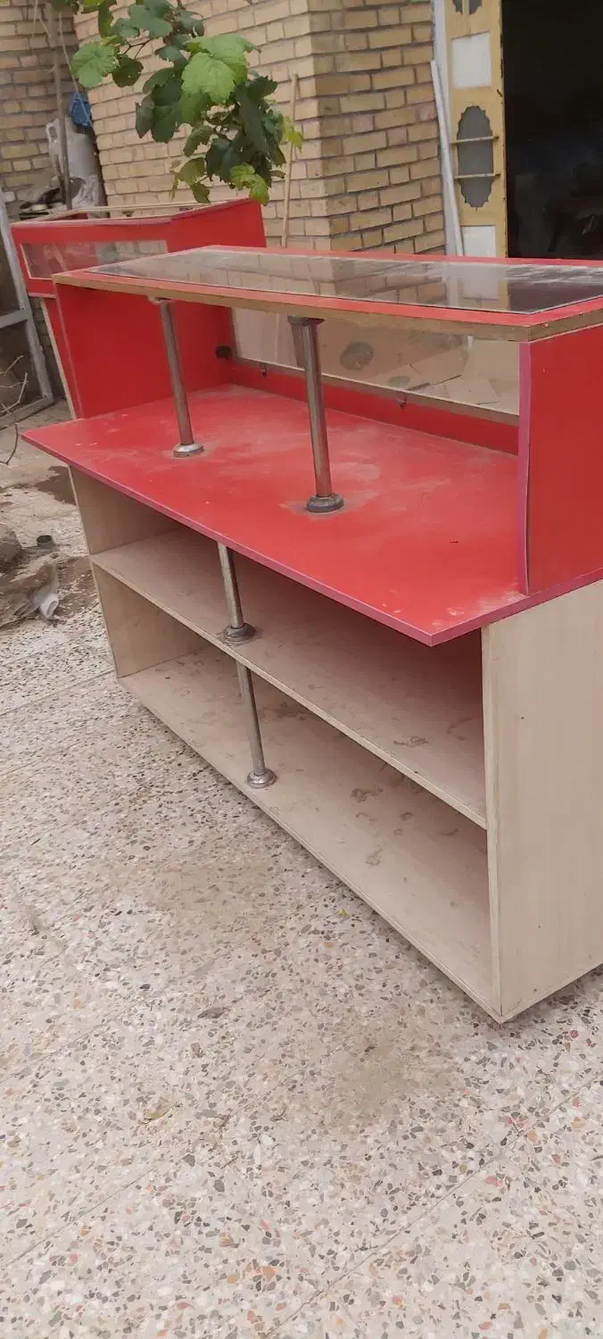 قفسه و میز کار|کتابخانه، شلف، قفسه‌های دیواری|شوش, |دیوار