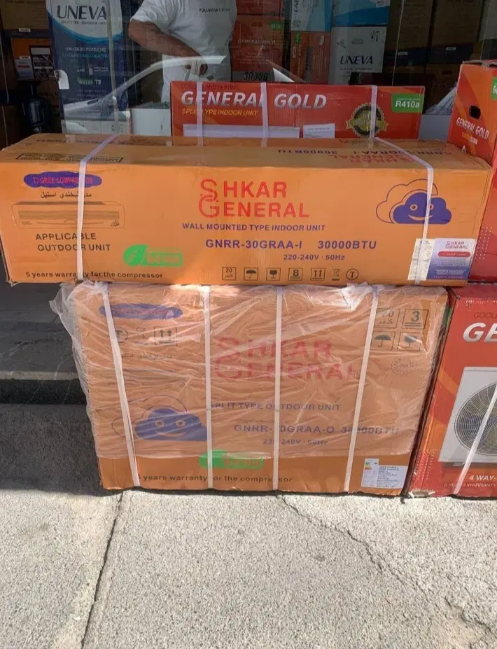 کولر گازی ۳۰هزار جنرال شکارموتور گری سری ۲۰۲۶|کولر گازی و فنکوئل|تهران, جمهوری|دیوار