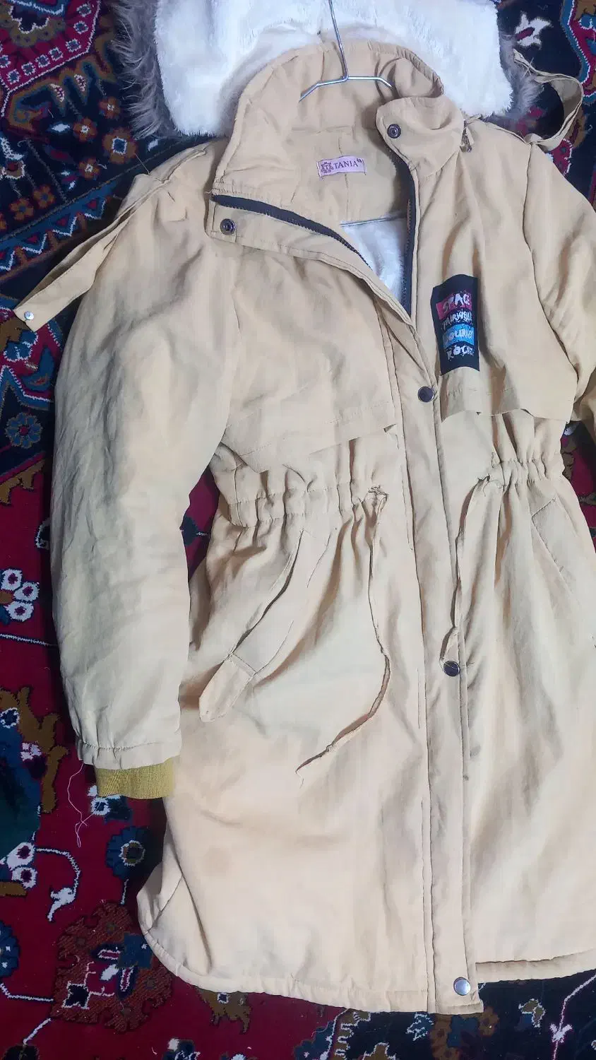 کت داخل خز در حد نو|لباس|جوانرود, |دیوار