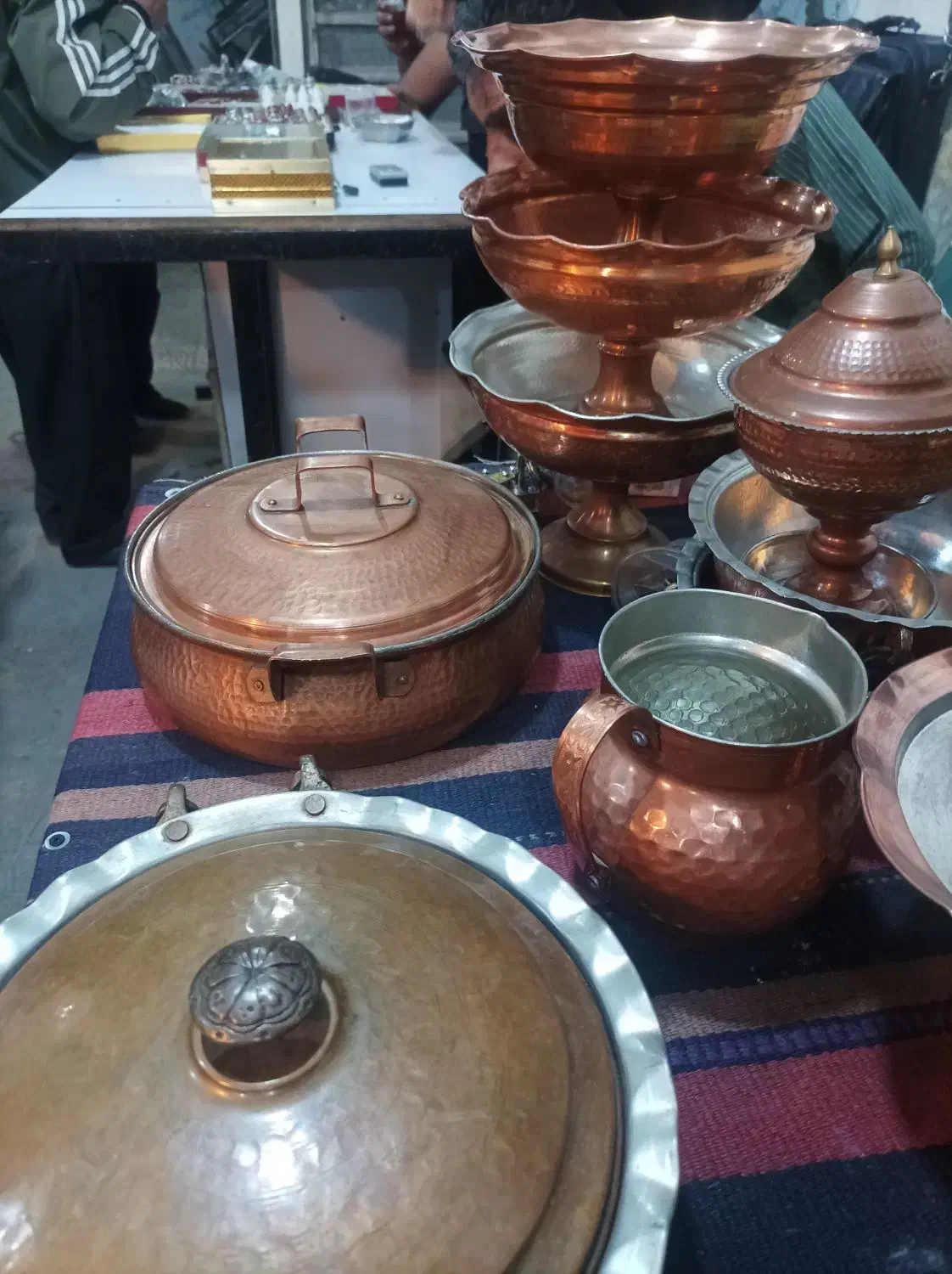 ظروف مسی|ظروف پختوپز|قم, نیروگاه|دیوار