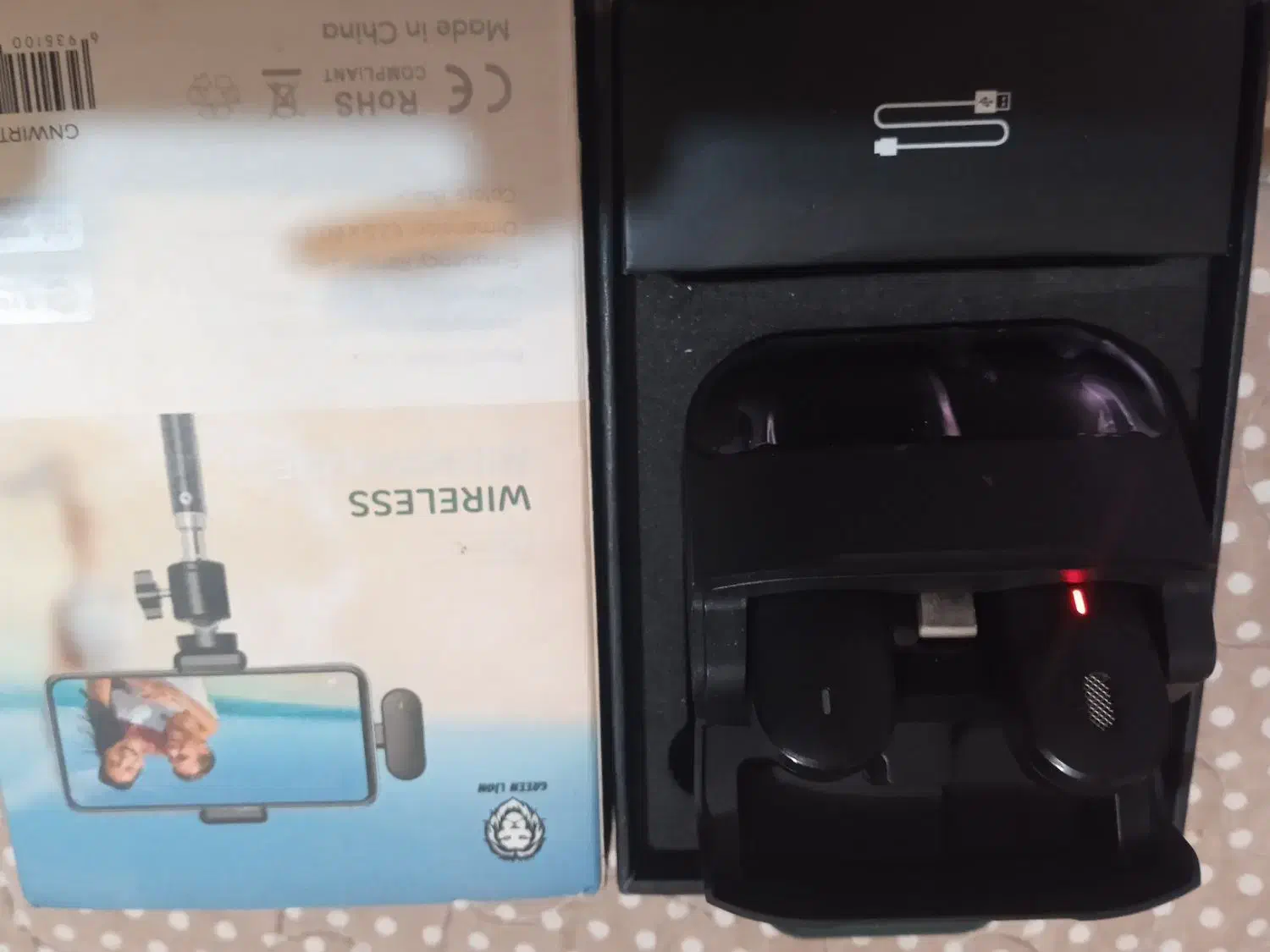 فروش میکروفن wireless GREEN LION(یقه ای)|صوتی و تصویری|کیش, |دیوار