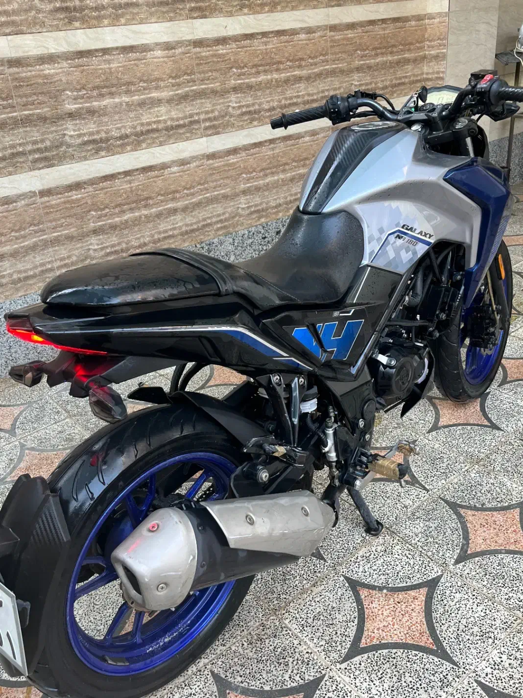 موتور گلکسی na۱۸۰ سی سی|موتورسیکلت|ابریشم, |دیوار