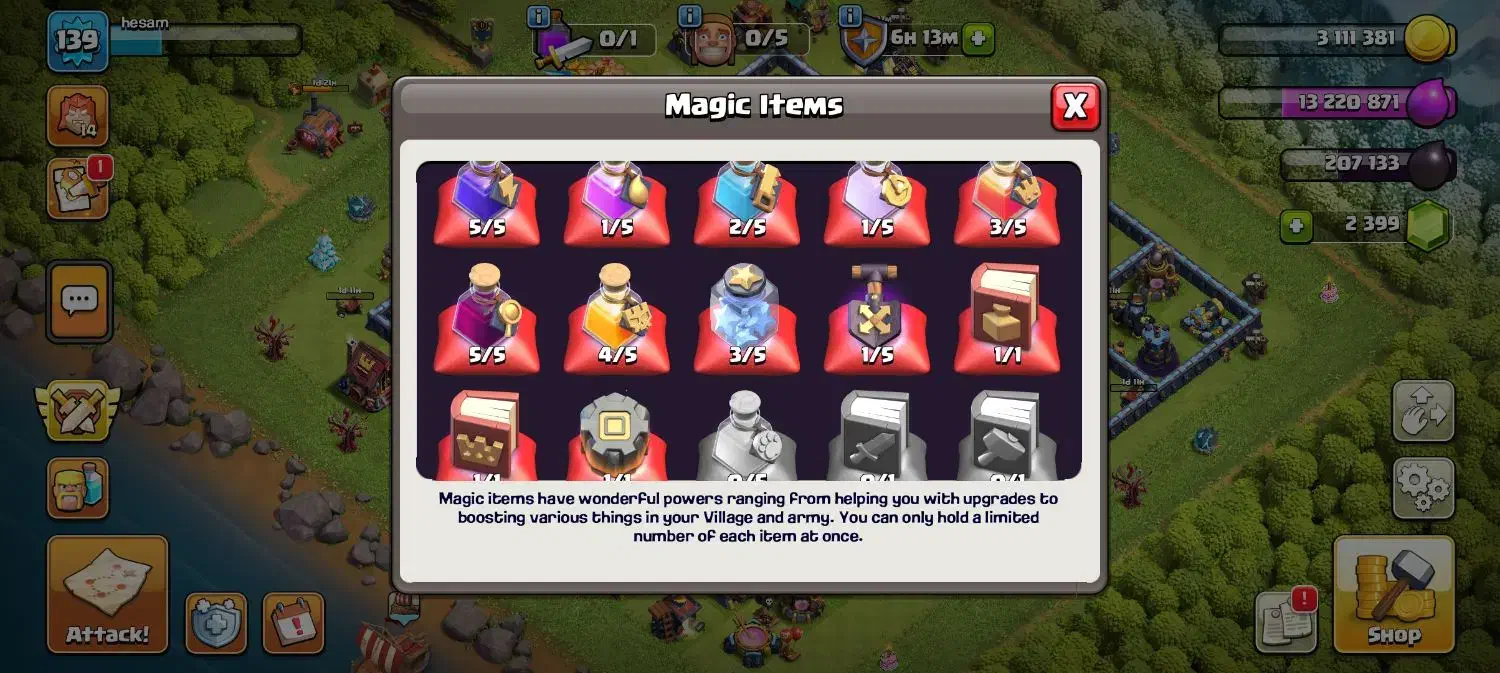 اکانت کلش تاون ۱۳ مکس|کنسول، بازی ویدئویی و آنلاین|اصفهان, شهرک کاوه|دیوار