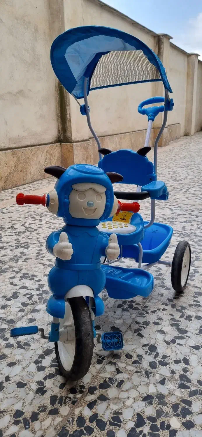 سه چرخه کودک موزیکال سالم|دوچرخه، اسکیت، اسکوتر|آمل, |دیوار