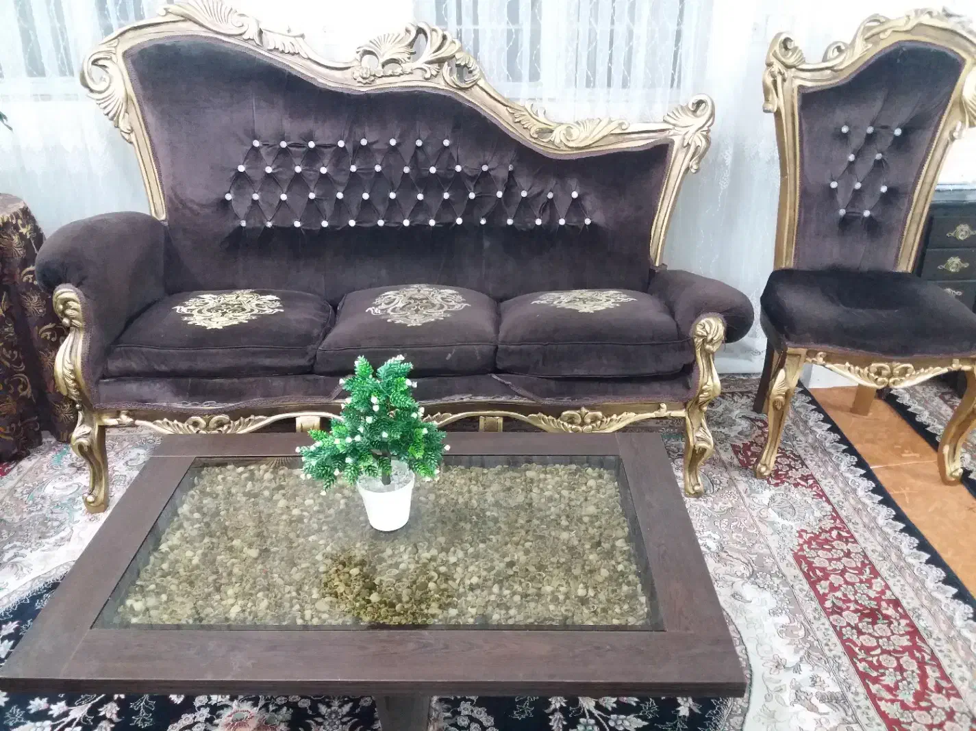 مبل استیل9نفره|مبلمان خانگی و میز عسلی|ملایر, |دیوار