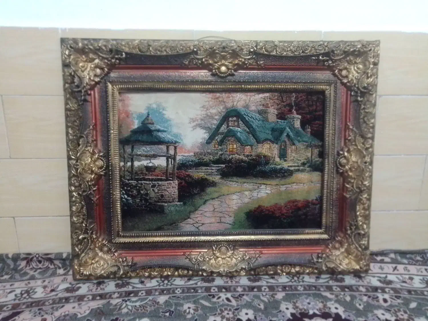 تابلو فرش دست بافت|تابلو فرش|اسلام‌شهر, شهرک مهدیه|دیوار