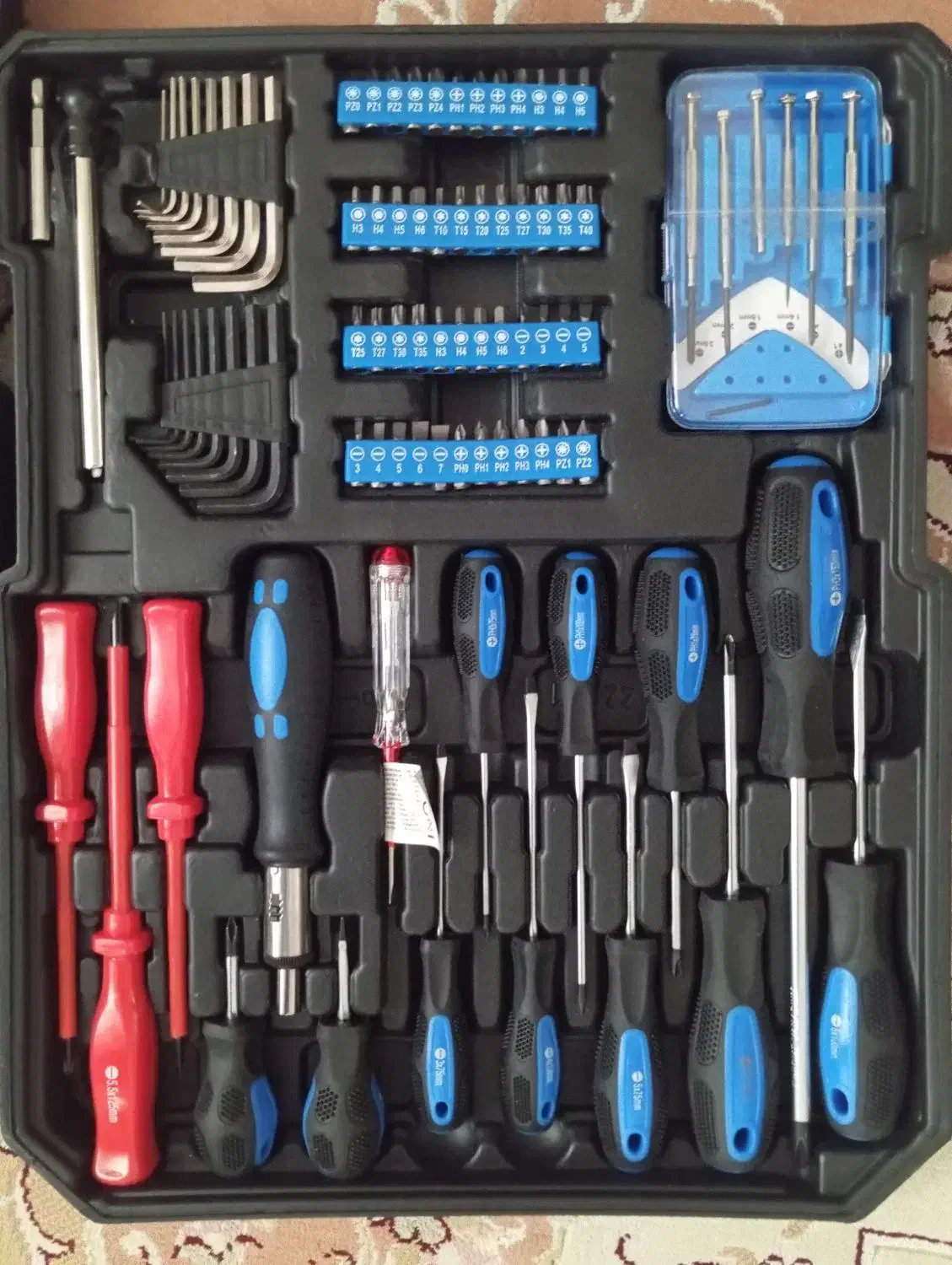 جعبه ابزار چمدونی ۱۷۰پارچه تندیس|ابزارآلات|بندر انزلی, نامجو|دیوار