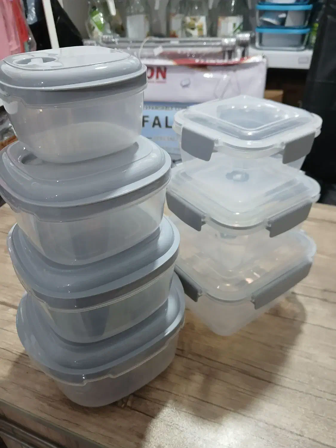 ظروف پلاستیک پلی نیک و تاپکو|ظروف نگهدارنده، پلاستیکی، یک‌بارمصرف|گنبد کاووس, |دیوار