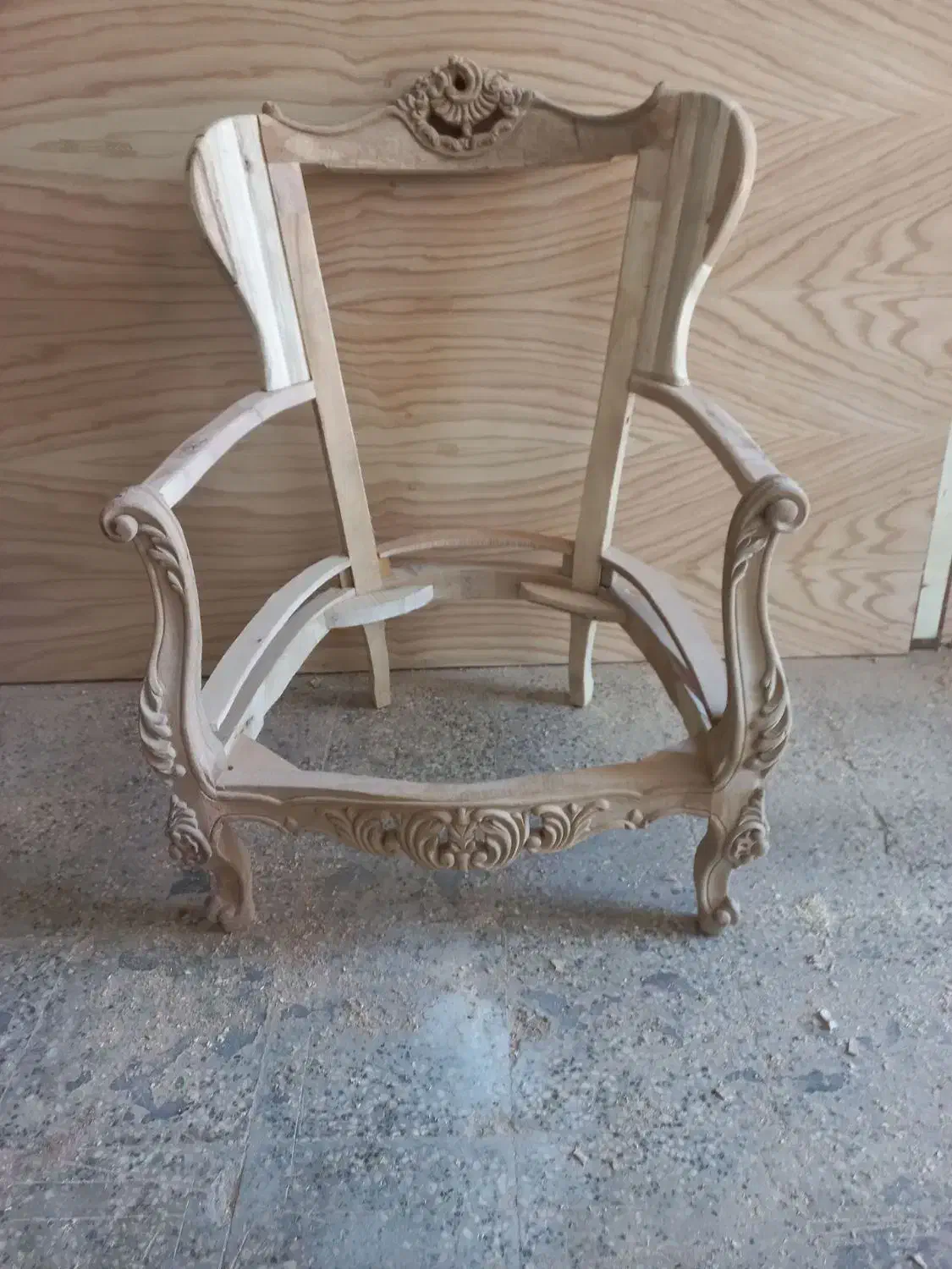 مبل خام منبت کاری شده با چوب راش ایرانی|مبلمان خانگی و میز عسلی|گرگان, |دیوار