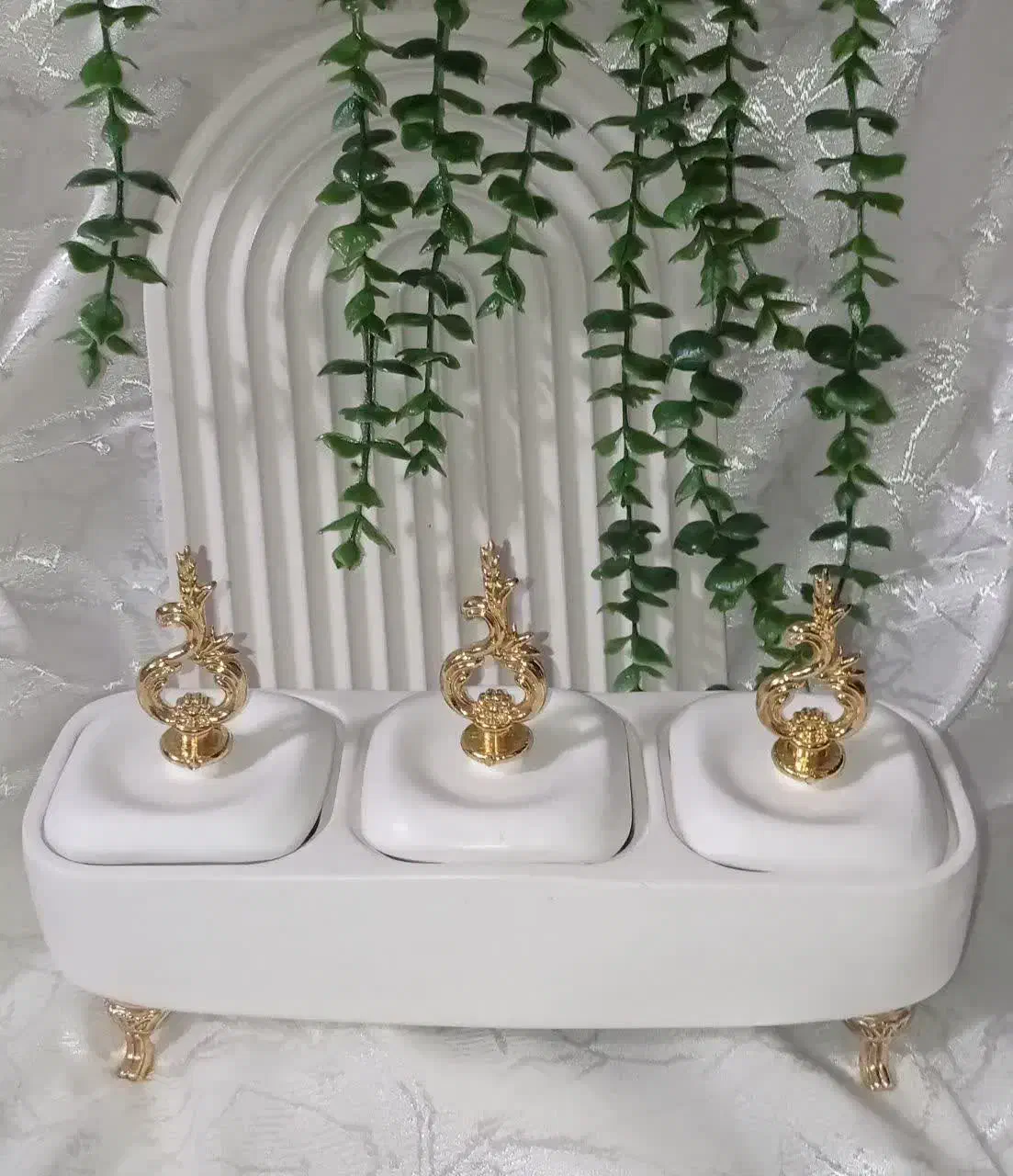 فروش اکسسوری دکوری شمعی سنگ مصنوعی قیمت تولیدی|صنایع دستی و سایر لوازم تزئینی|مشهد, نیروی هوایی|دیوار