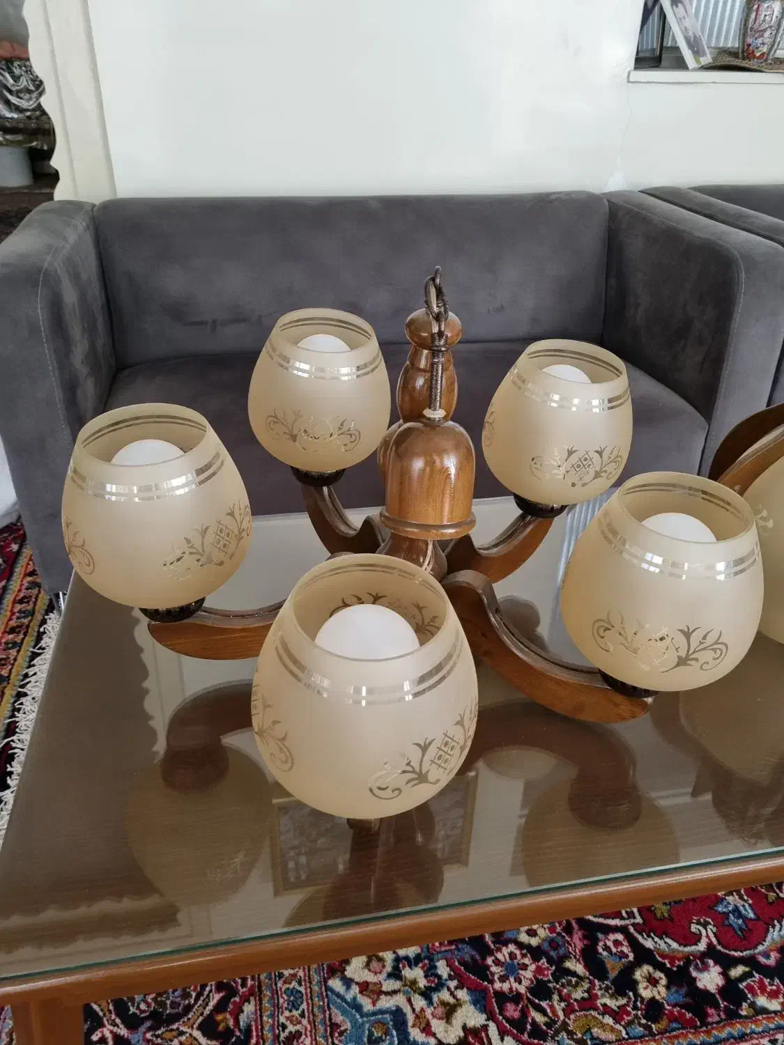 لوستر|لوستر و چراغ آویز|یزد, |دیوار