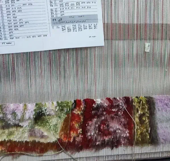 تابلو فرش نیمه کاره پاسور باز|تابلو فرش|ممقان, |دیوار