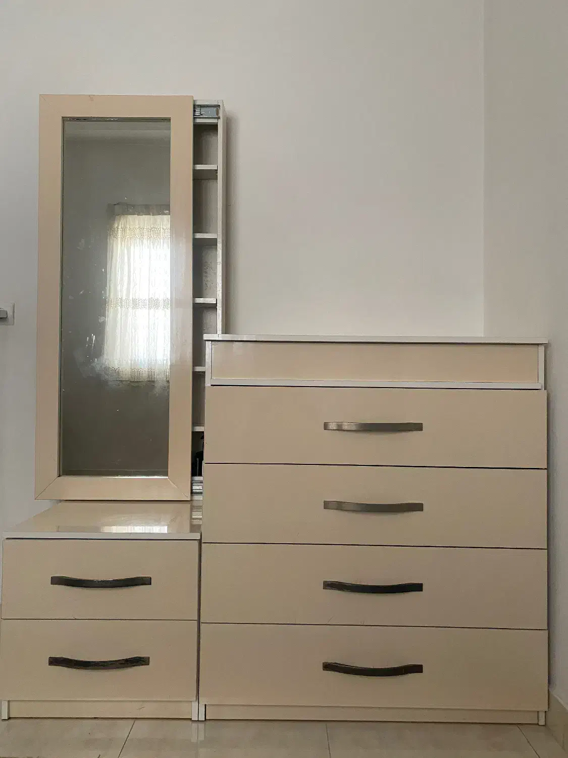 داور همرا با آیینه قدی|جاکفشی، کمد، دراور|گرگان, |دیوار