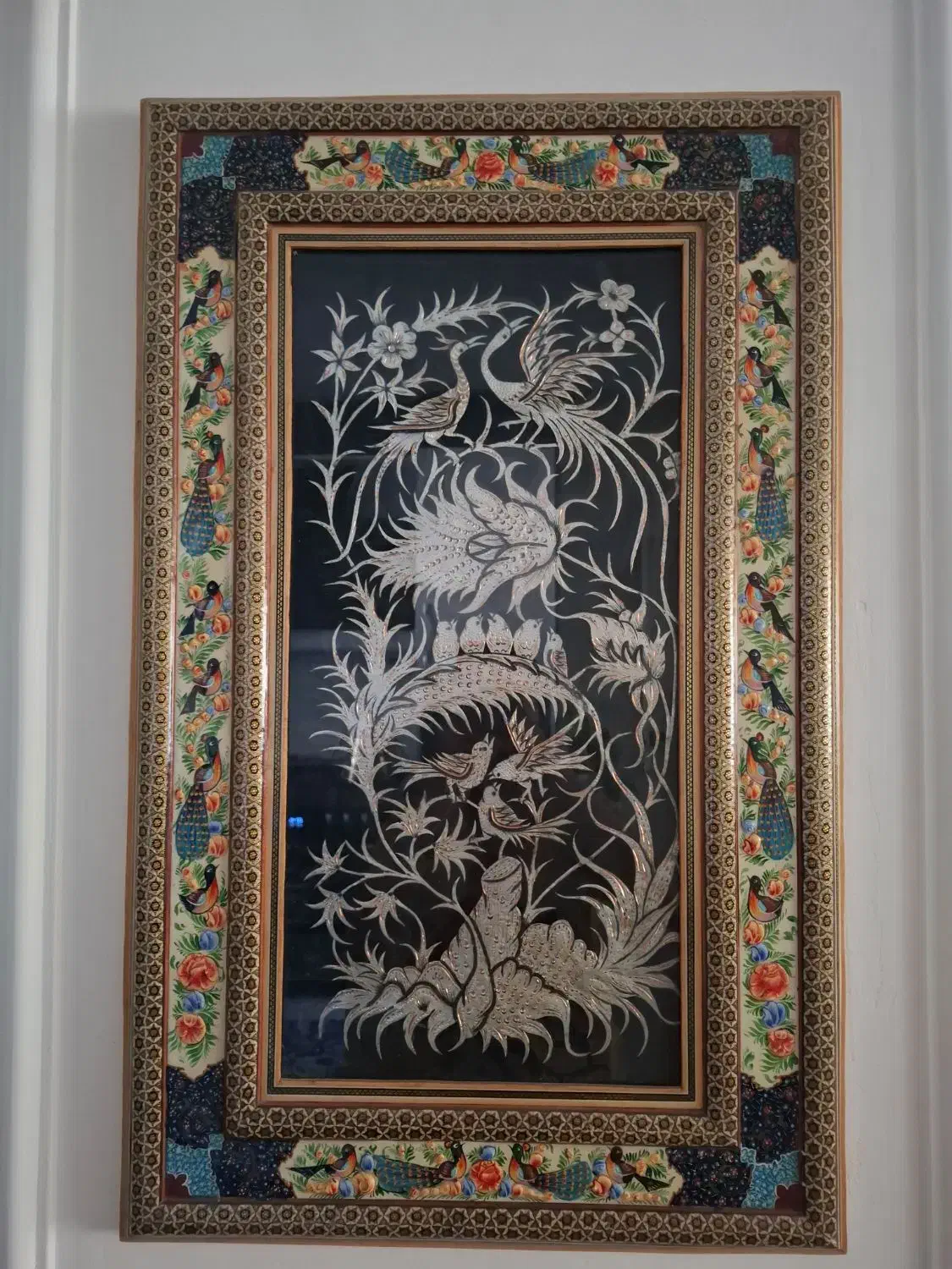 تابلو خاتم کاری مس|صنایع دستی و سایر لوازم تزئینی|محمدشهر, همایون ویلا|دیوار