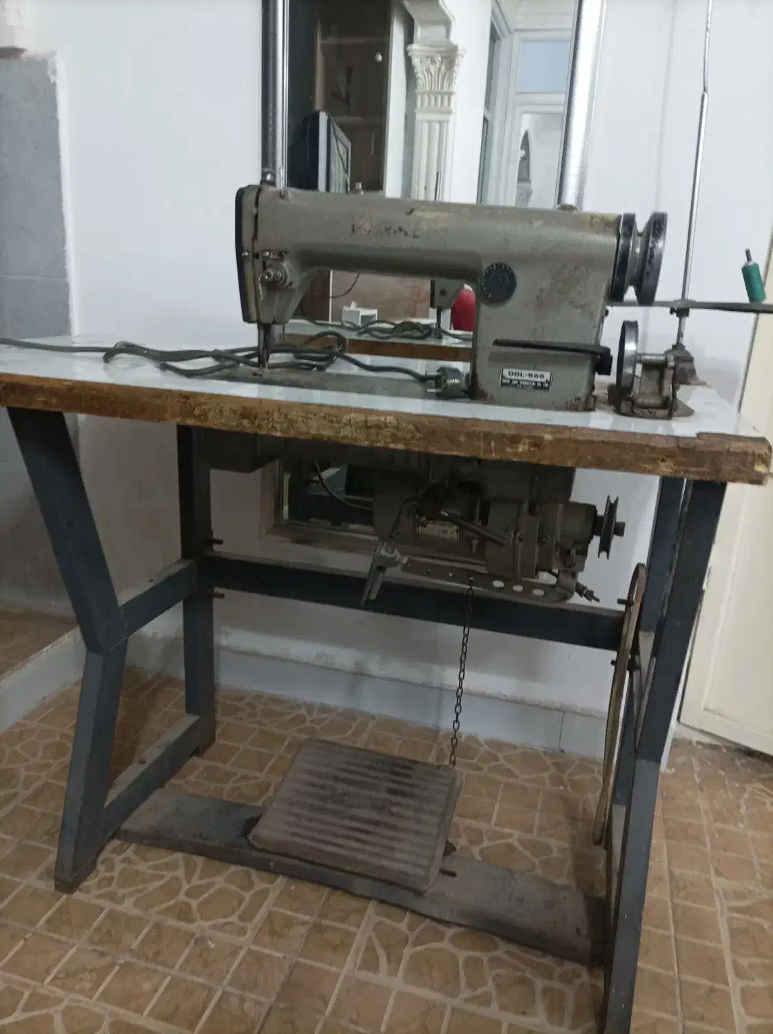 چرخ راسته دوز جوکی اصل قدیم|چرخ خیاطی و ریسندگی|خرمشهر, |دیوار