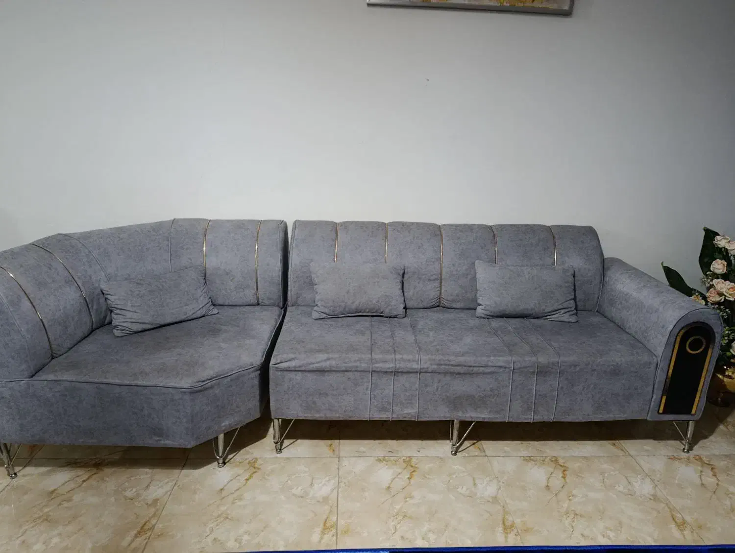 مبل ال طوسی رنگ|مبلمان خانگی و میز عسلی|شهریار, شهرک بهاران (ویره)|دیوار