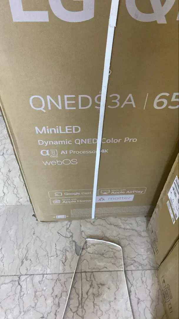 ۶۵ اینچ الجی QNED|تلویزیون و پروژکتور|قم, بنیاد|دیوار