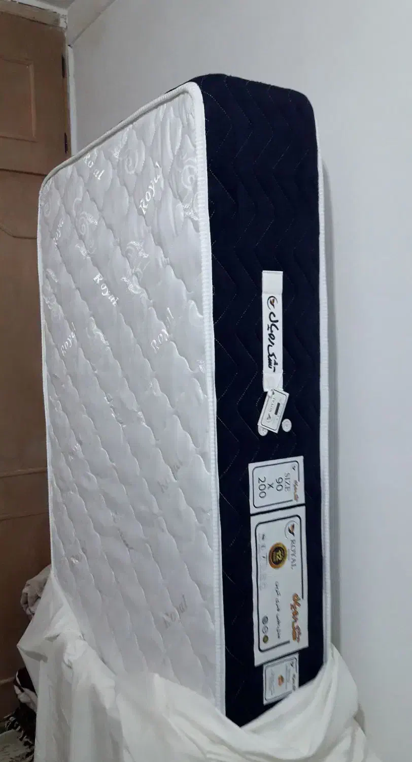 تشک تک نفره طبی فنری رویال با ارتفاع ۳۳ سانت|تشک تختخواب|سنندج, |دیوار