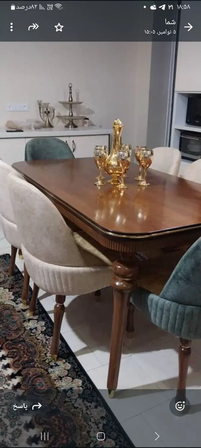 میز نهار خوری ۶ نفره|میز و صندلی غذاخوری|دماوند, دماوند|دیوار