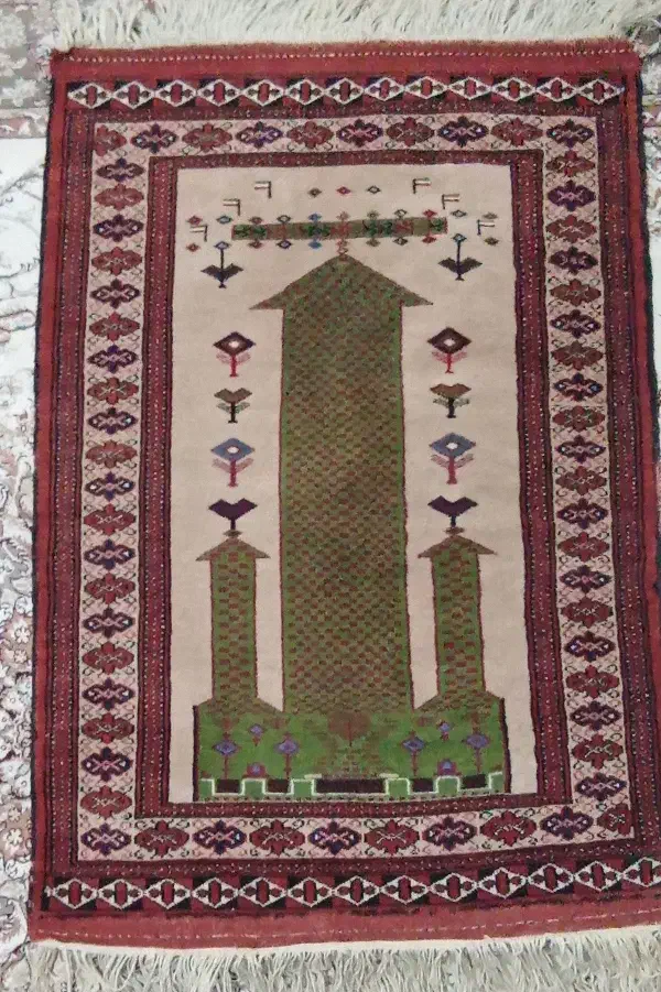 قالیچه ترکمن|فرش|ساری, |دیوار