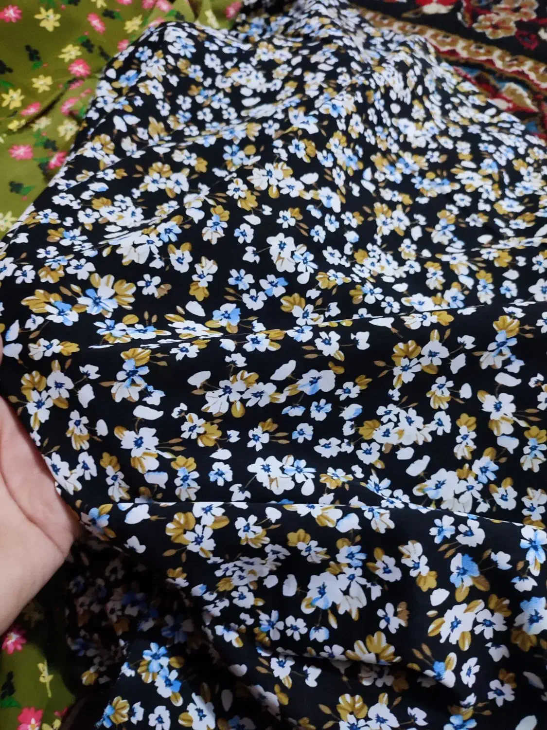 پارچه نخی وکرپ|لباس|دهدشت, |دیوار