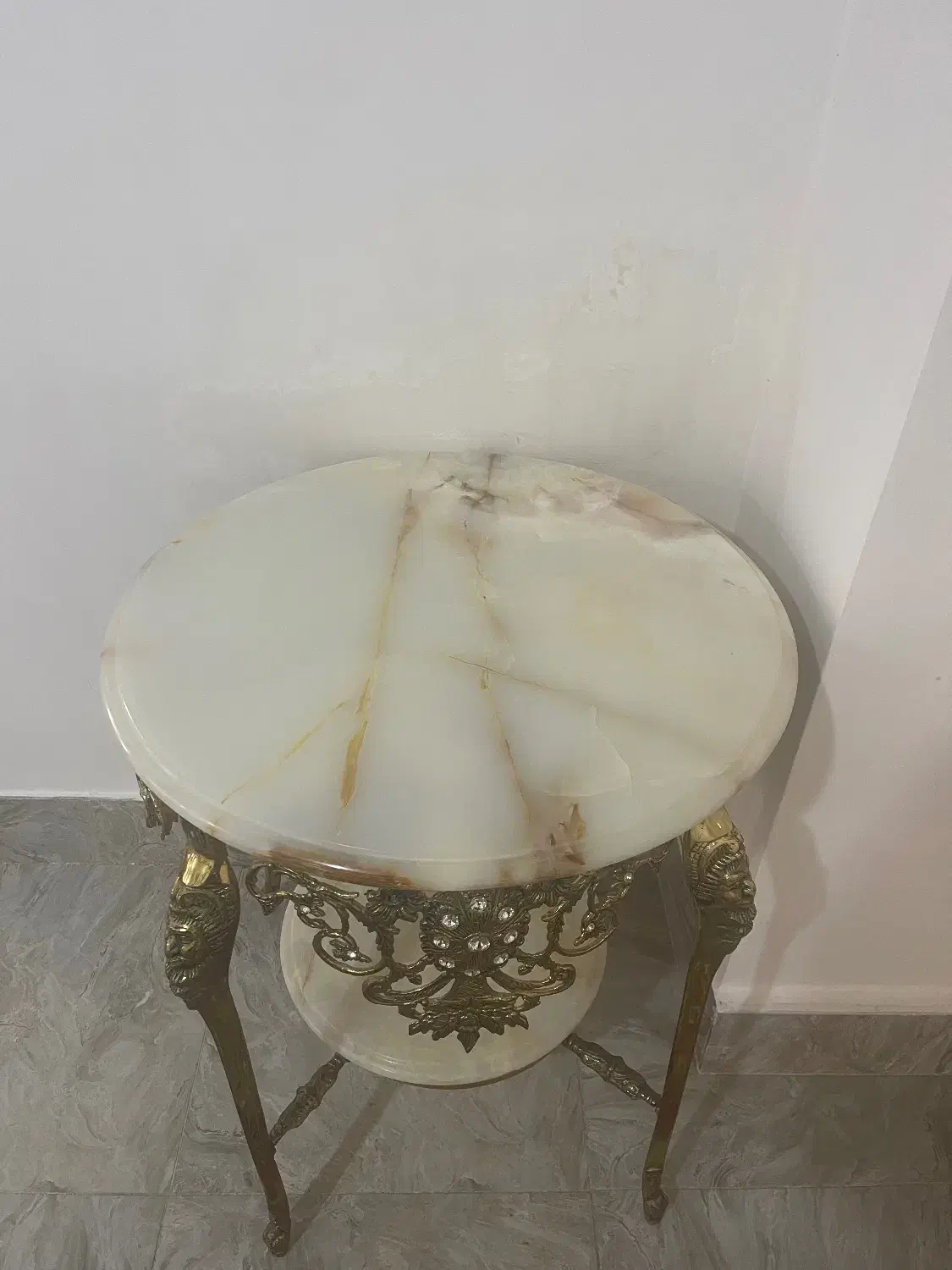 فروش میز برنز دو طبقه|مبلمان خانگی و میز عسلی|مراغه, |دیوار