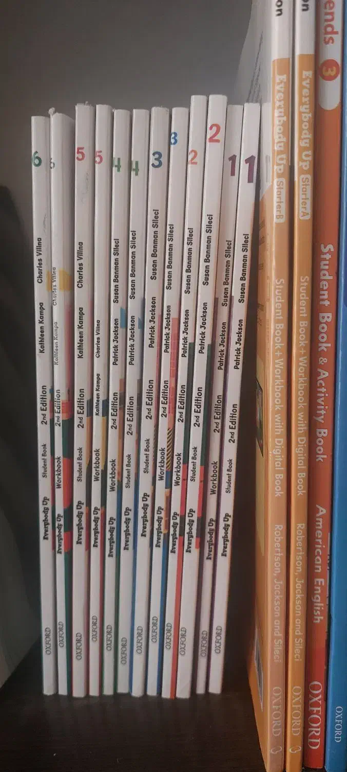 سری کامل کتاب های زبان everybody up|کتاب و مجله آموزشی|اصفهان, باغ زیار|دیوار