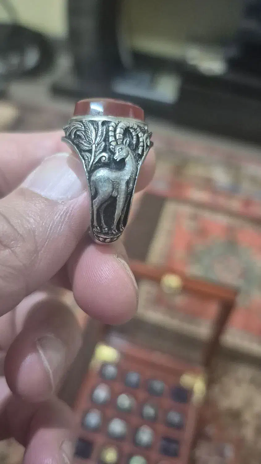 انگشتر عقیق یمنی|جواهرات|شاهینشهر, پارک بانک استان|دیوار