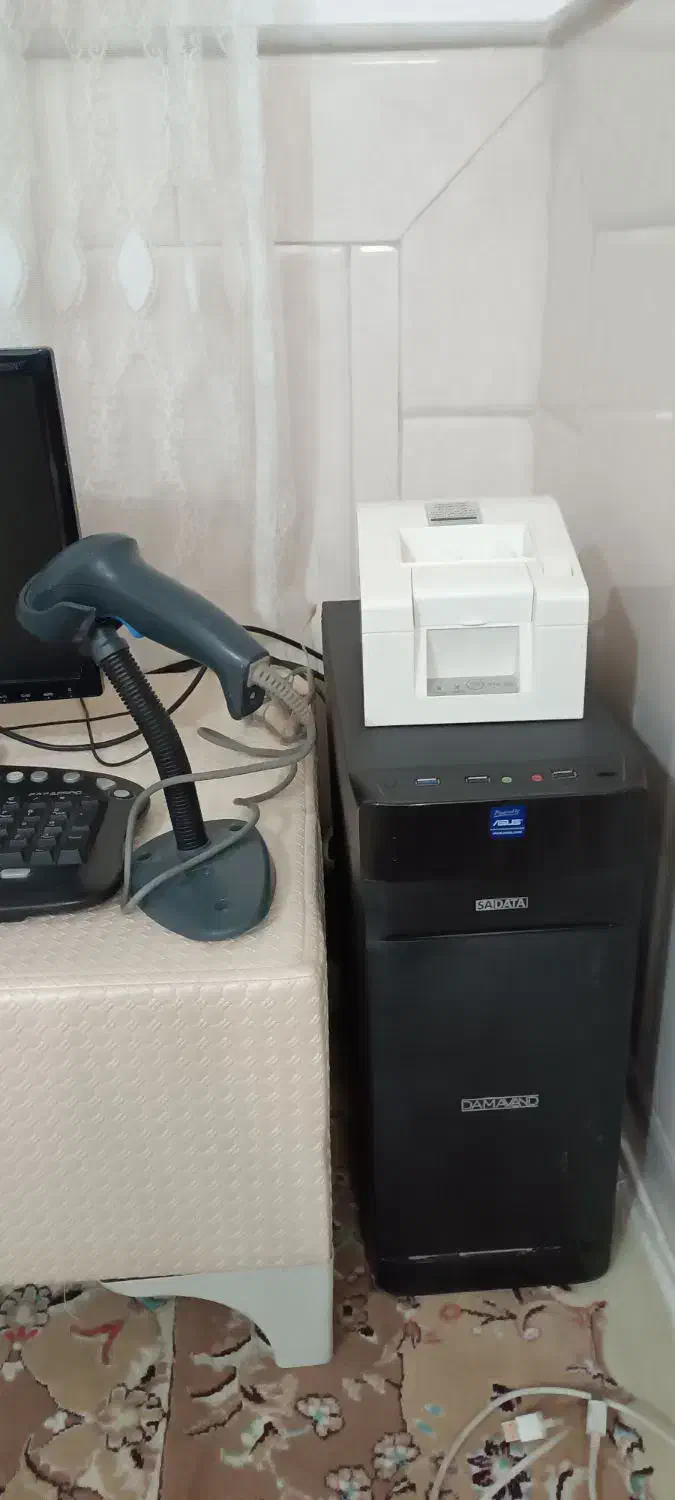 فیش پرینتر و کامپیوتر کامل|پرینتر، اسکنر، کپی، فکس|کاشان, کارگر|دیوار