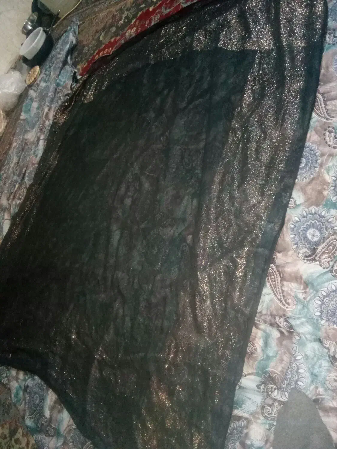 تعدادی روسری یک دریک رنگی و مشکی|لباس|تویسرکان, |دیوار