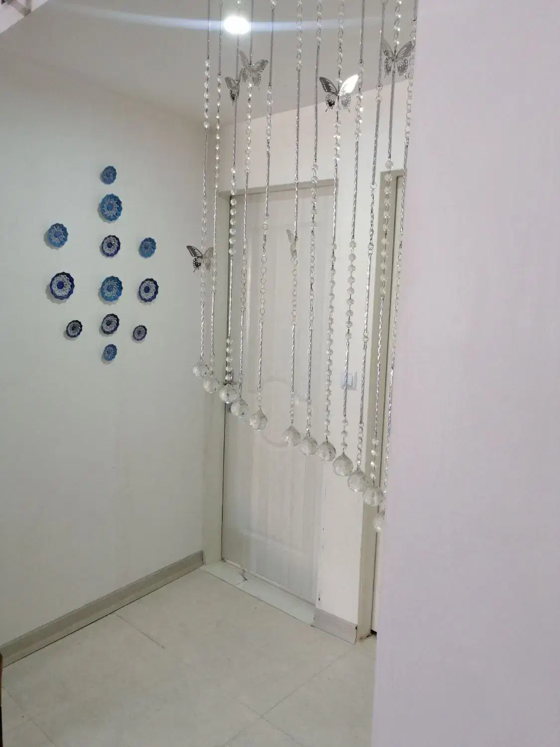 پرده کریستال خوش نما|پرده، رانر، رومیزی|مشکیندشت, |دیوار