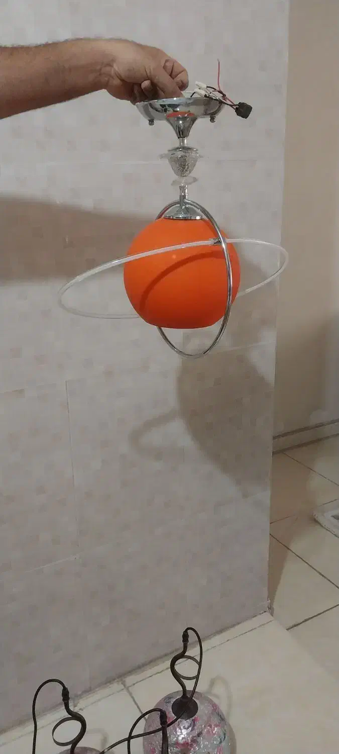 لوستر اتاق و آشپزخانه|لوستر و چراغ آویز|پردیس, فاز ۸|دیوار