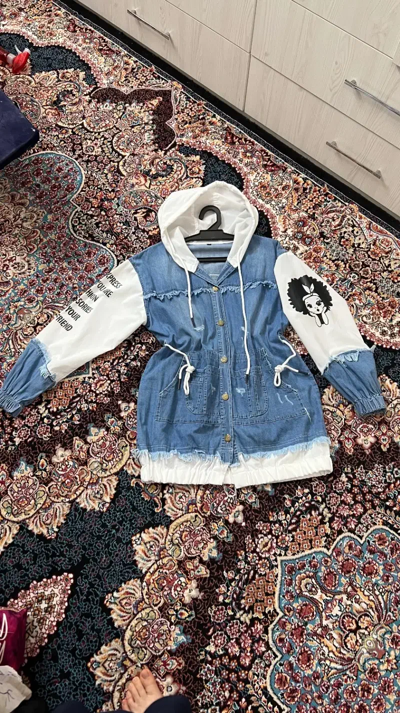 مانتو جین فری سایز نو|لباس|قم, جمکران|دیوار