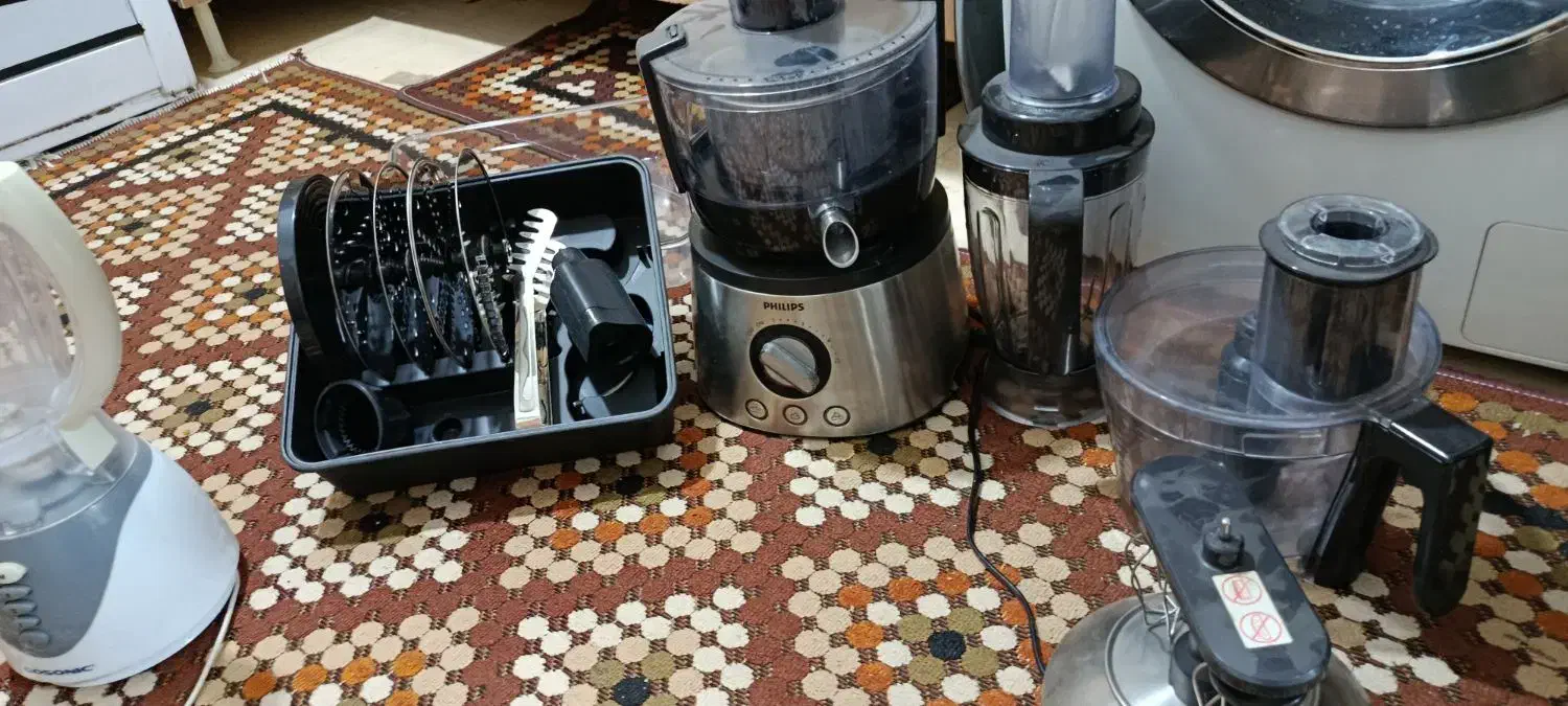 غذا ساز همه کاره فیلیپس چندین قطعه مختلف|اجاق گاز و لوازم برقی پختوپز|بجنورد, |دیوار