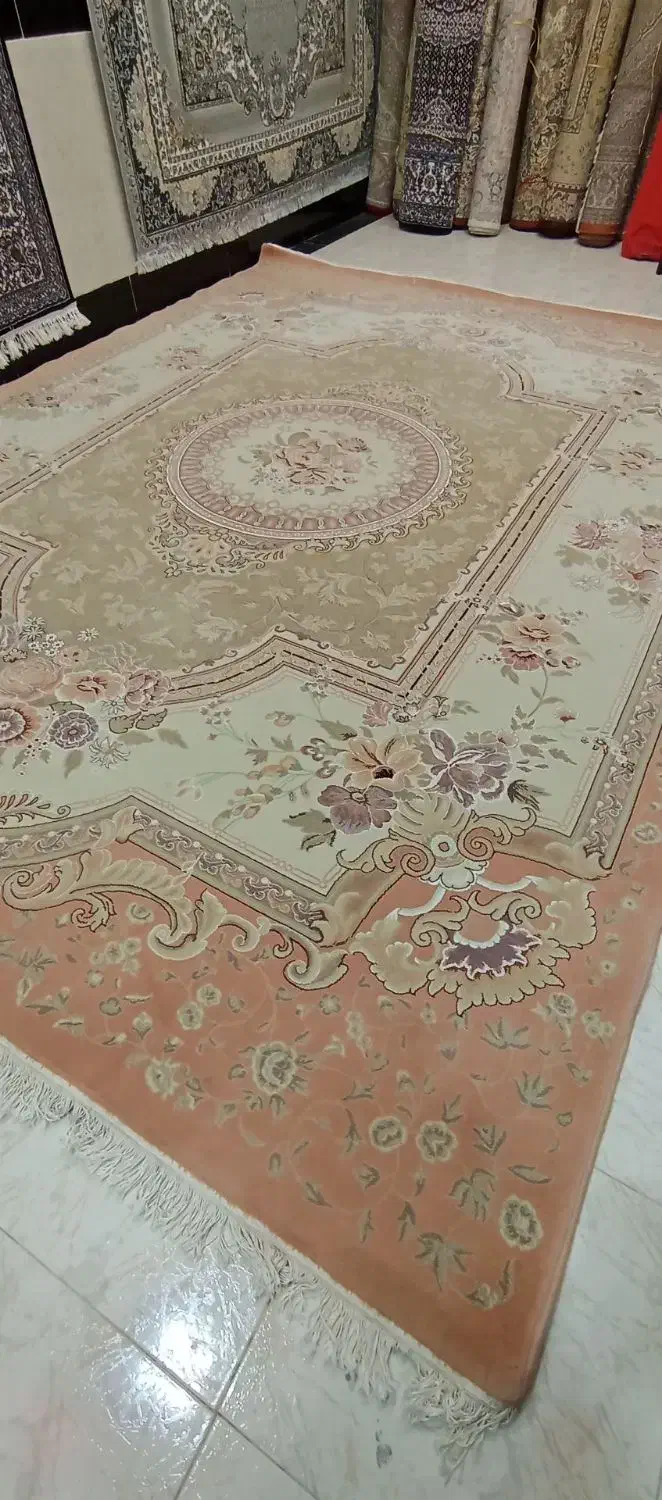 فرش۱۲متری کرم جفت درجه یک|فرش|اردبیل, |دیوار