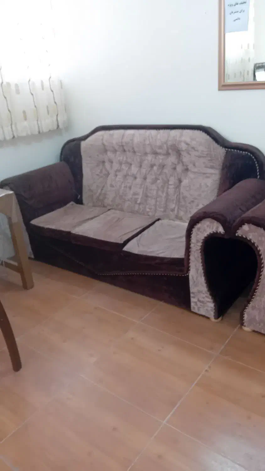 مبل سه نفره و تکی|مبلمان خانگی و میز عسلی|گرمسار, |دیوار