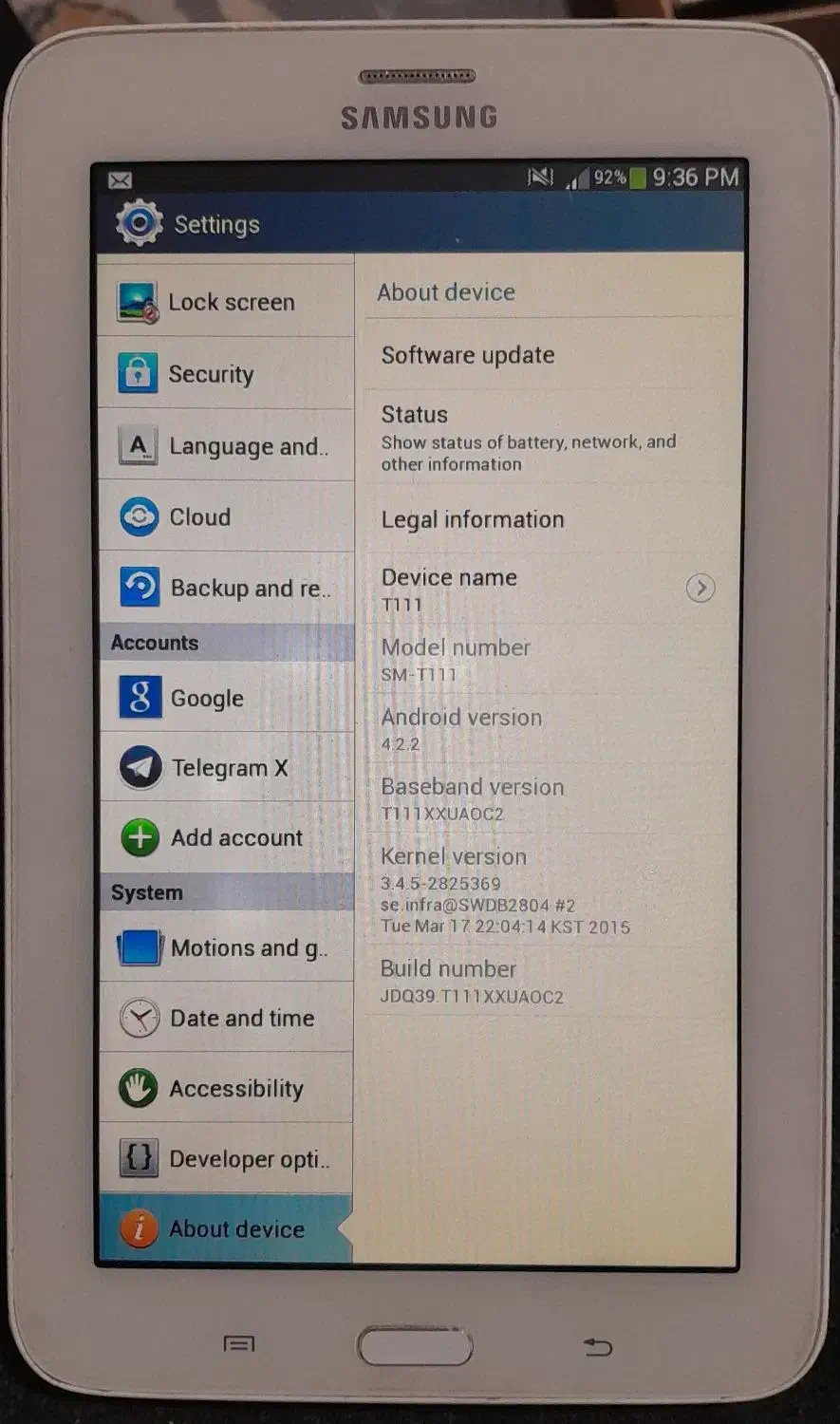 تبلت سامسونگ t 111|تبلت|شهرکرد, |دیوار