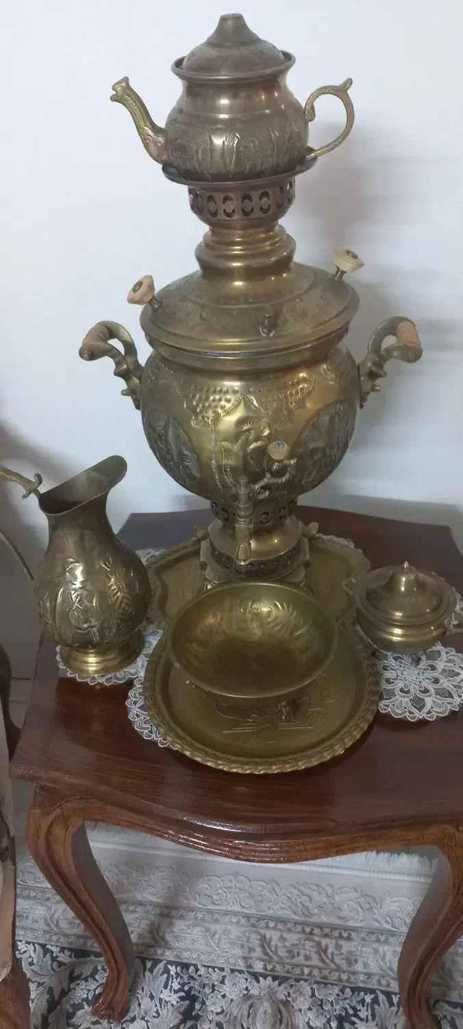 سماور نونو برنج|سماور، چای‌ساز، قهوه‌ساز|شیراز, کوی وحدت|دیوار
