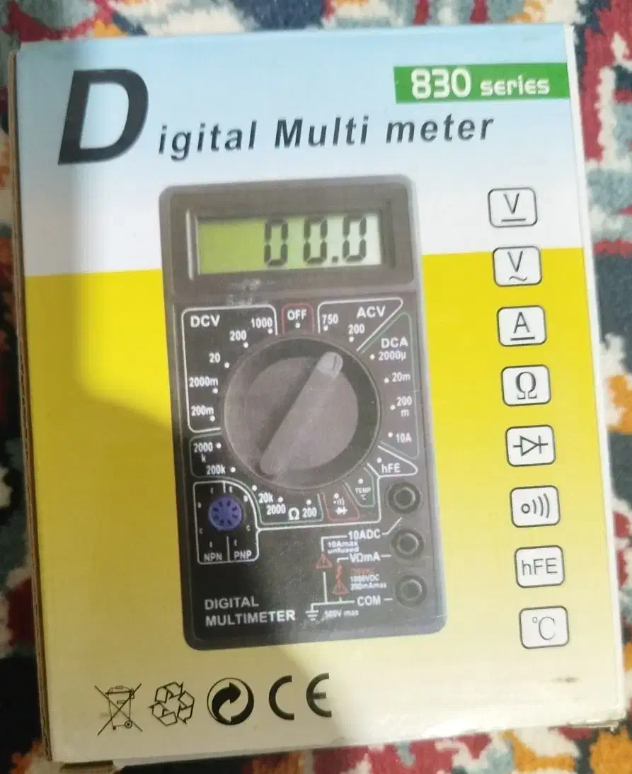مولتی متر دیجیتال مدل DT-830D|ابزارآلات|اسفراین, |دیوار