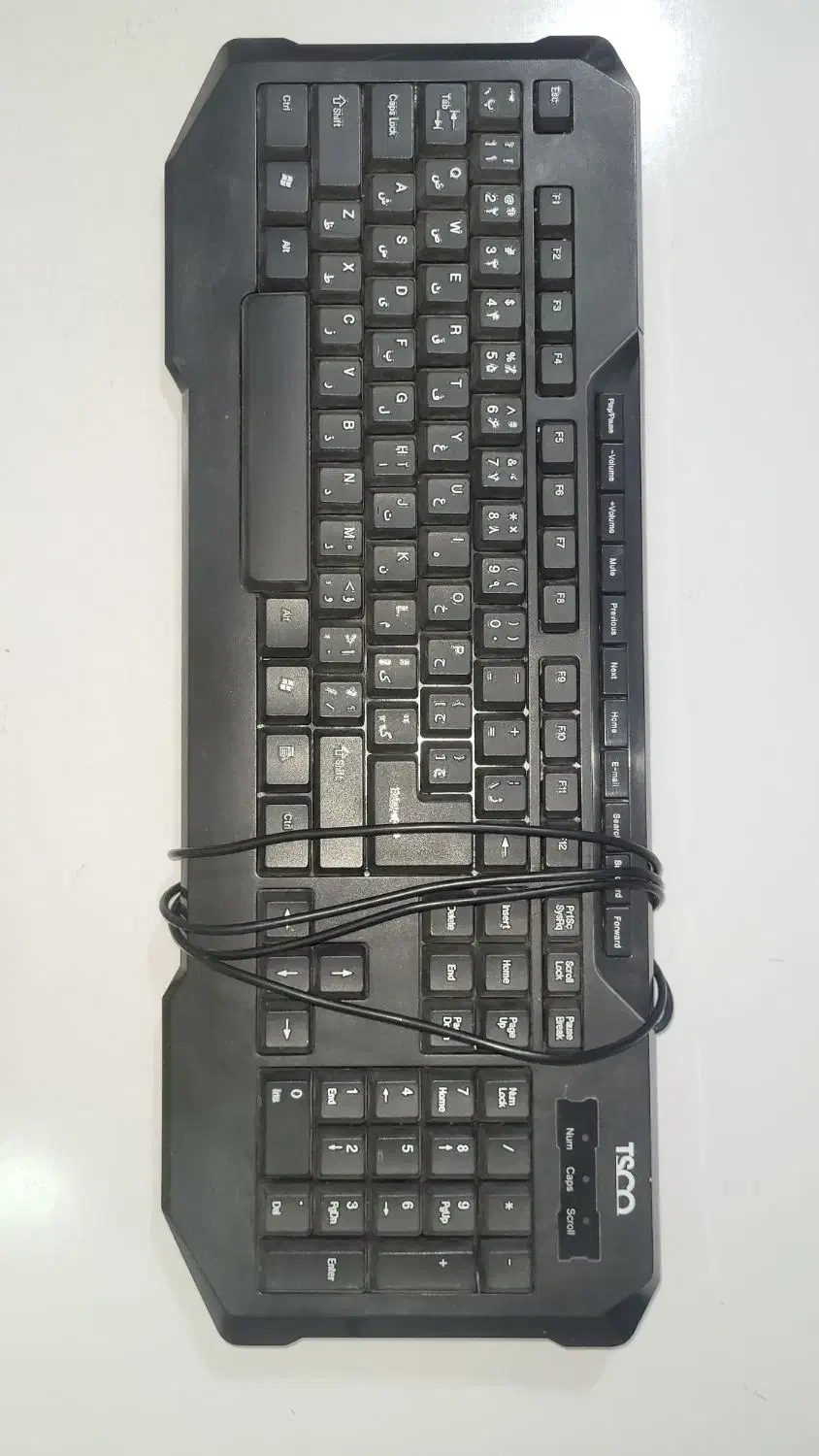 کیبورد تسکو مدل 8034 با سیم USB|قطعات و لوازم جانبی رایانه|کاشان, شهرک انقلاب|دیوار