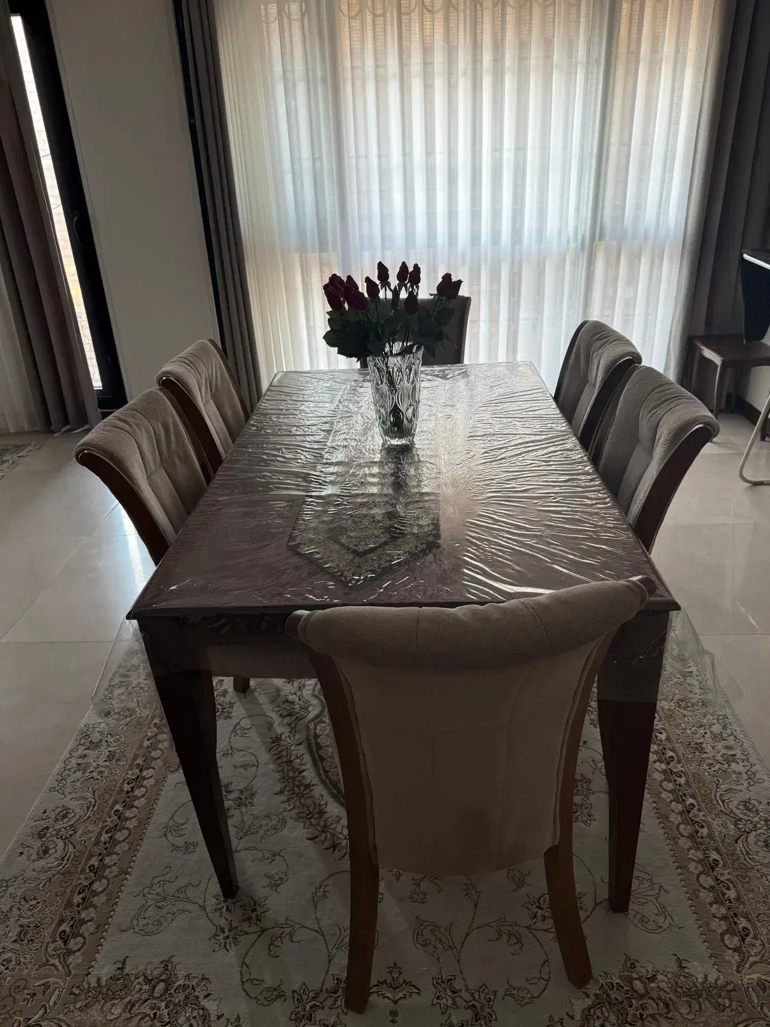 ناهارخوری 6 نفره|میز و صندلی غذاخوری|تهران, سید خندان (جلفا)|دیوار