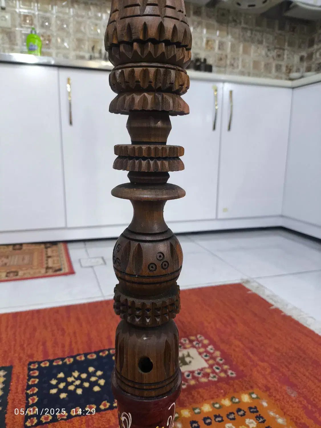 قلیون چوب گردو|صنایع دستی و سایر لوازم تزئینی|مشهد, انصار|دیوار