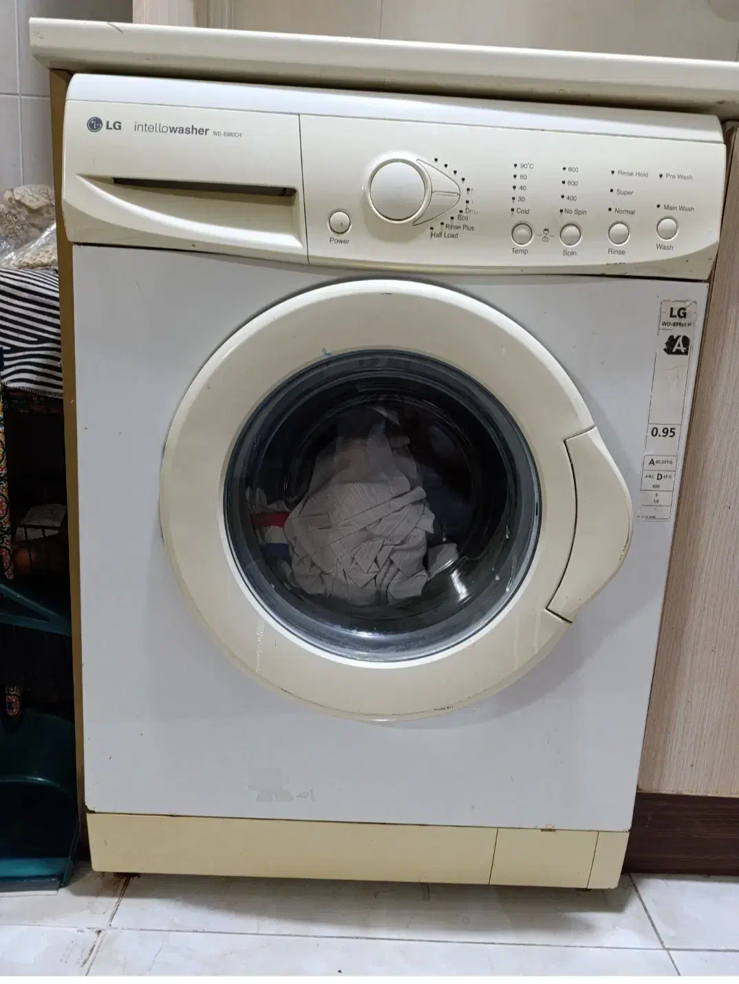 لباسشویی ال جی اصل کره|ماشین لباسشویی و خشک‌کن لباس|شیرود, |دیوار