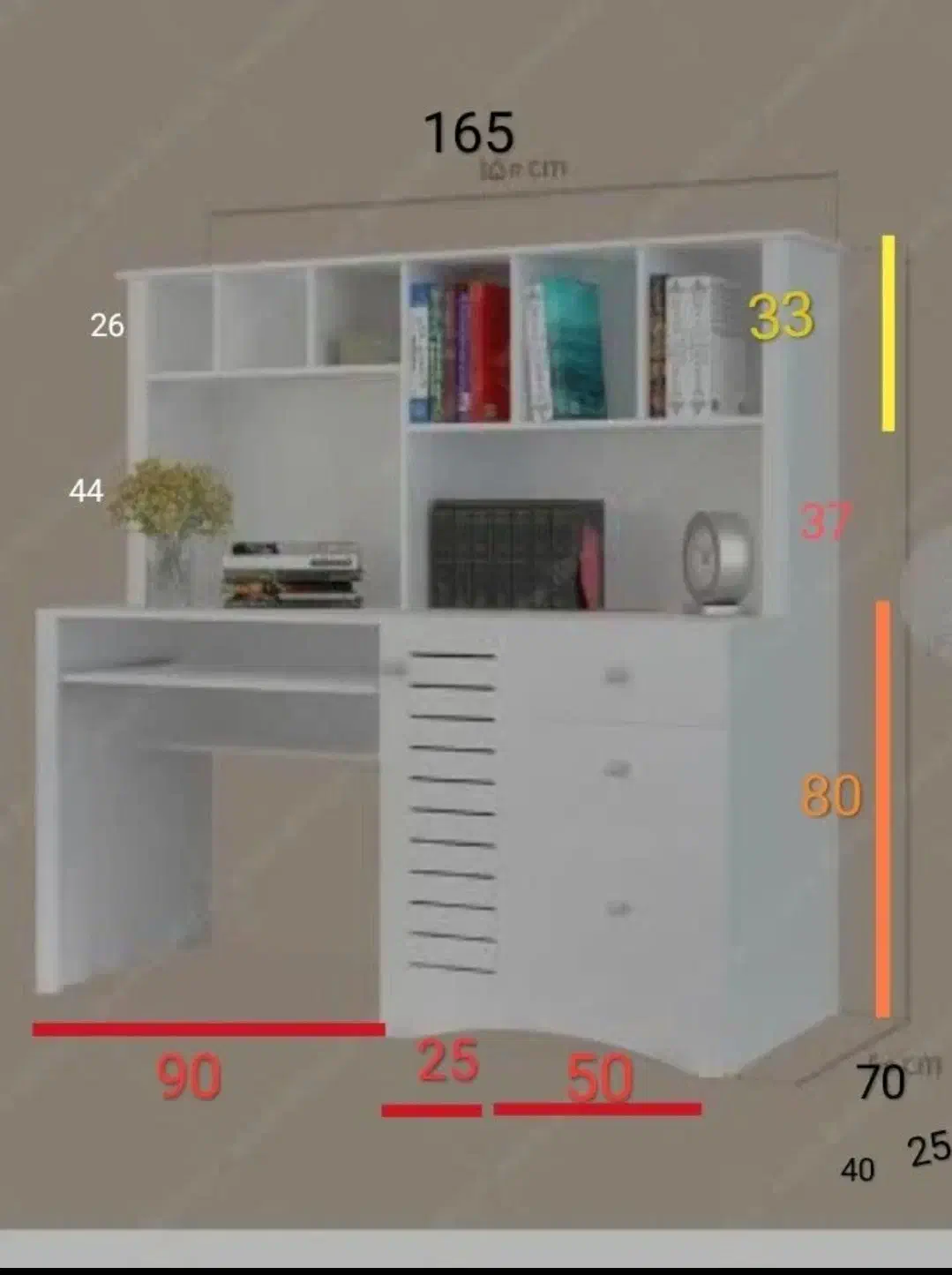 میز تحریر کتابخانه دار|میز تحریر و کامپیوتر|آباده, |دیوار